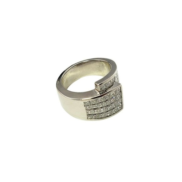 Vintage Platinum and Diamond Ring Size 7 #11386 - Picture 5 of 9